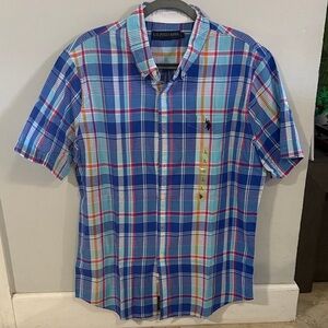 U.S. Polo Assn. Men's Multicolor Plaid Shirt